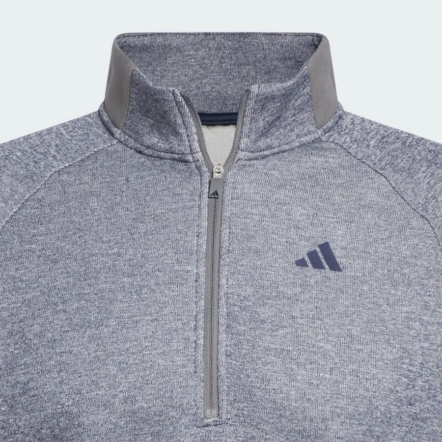 Adidas Men's Golf DWR Quarter-Zip Pullover - Navy