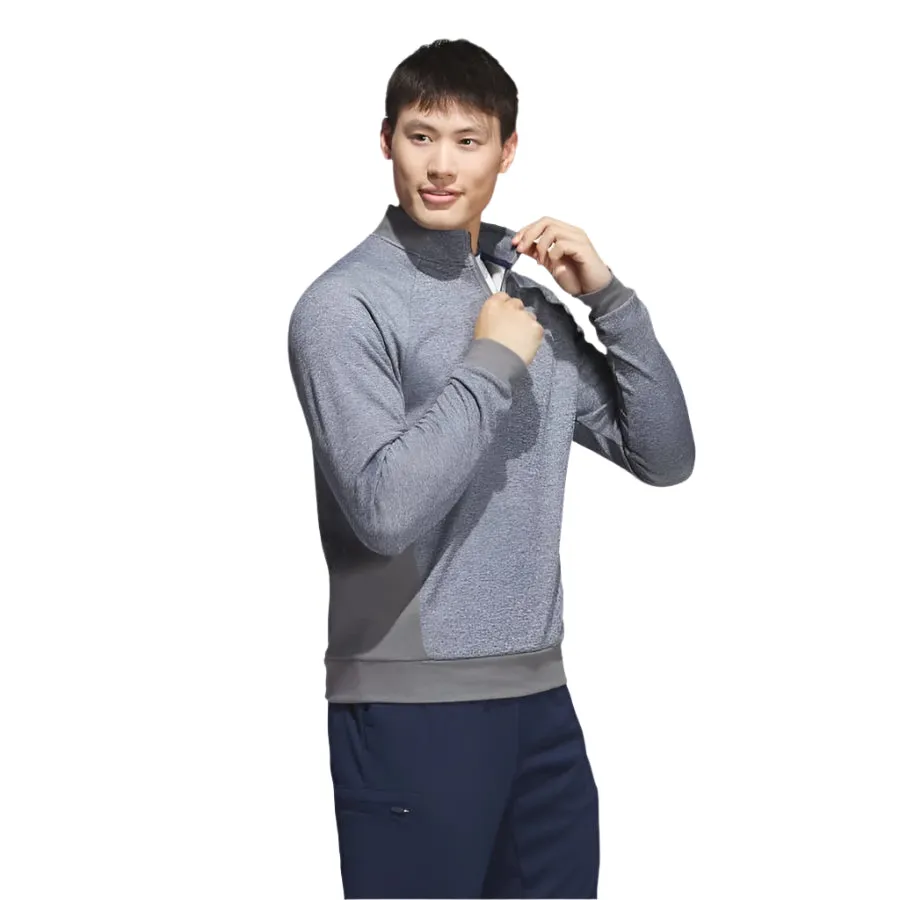 Adidas Men's Golf DWR Quarter-Zip Pullover - Navy