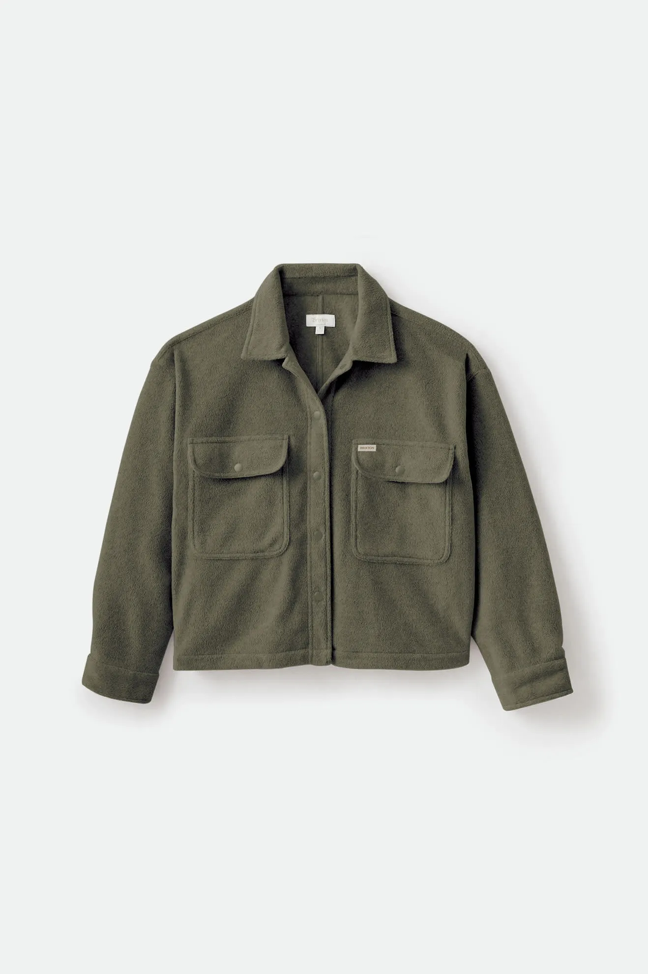 Bowery Women L/S Arctic Stretch Fleece - Military Olive