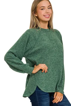 Brushed Snap Button Tops - 3 Colors! - FINAL SALE