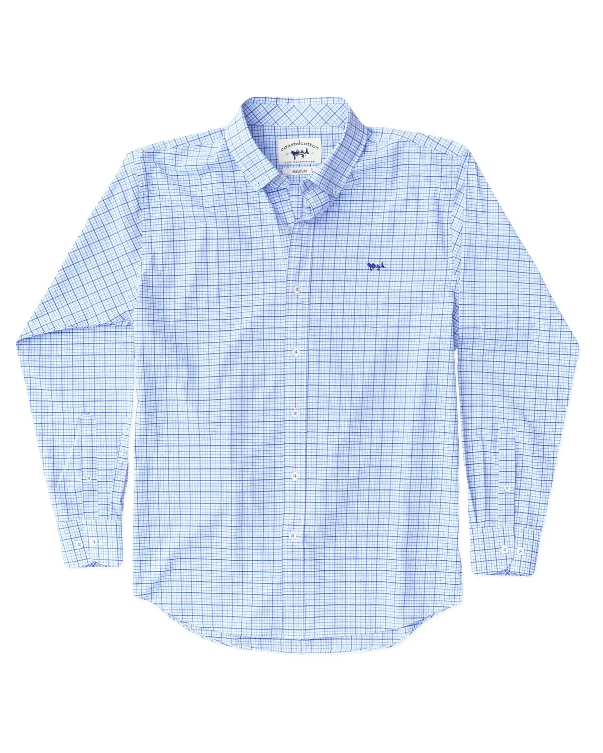 Coastal Cotton Long Sleeve Performance Sport Shirt