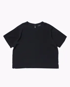 Crepe Rayon S/S Shirt - Black