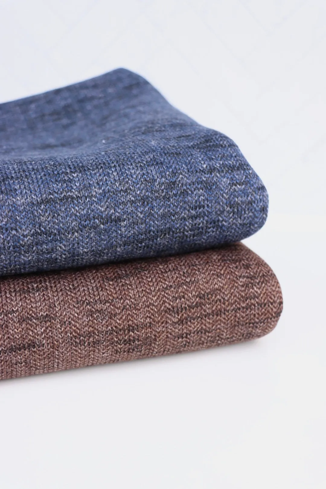 Denim Aspen Luxe Sweater Fleece | By The Half Yard