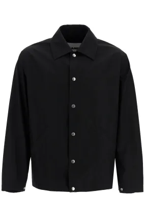 Jil Sander Cotton Logo Overshirt With