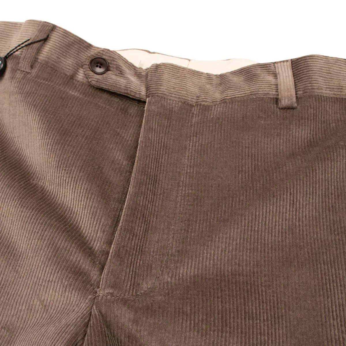 Mid-Brown Loro Piana Stretch Cotton & Wool Corduroy Trousers