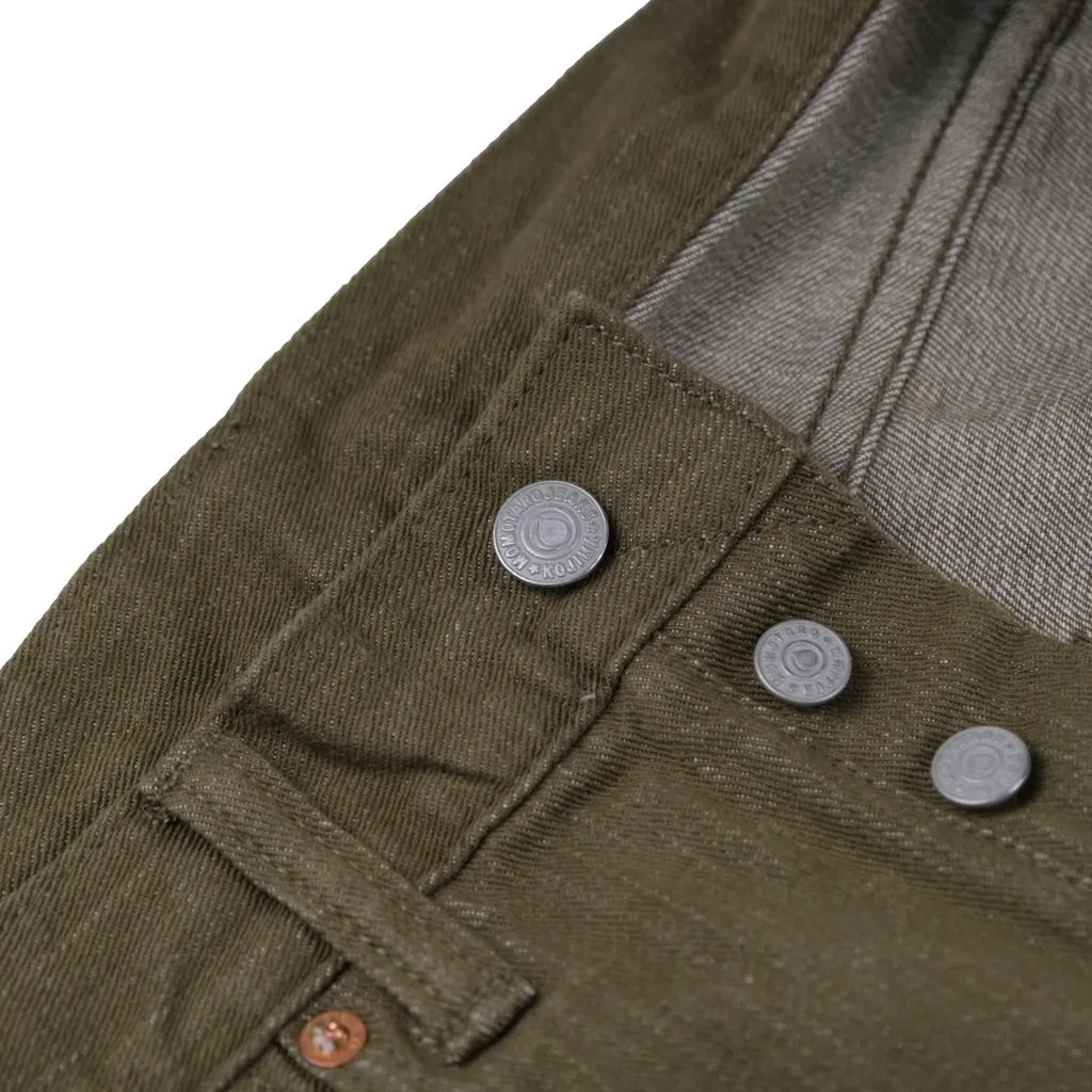 Momotaro 10.5oz. Olive Selvedge Jeans (Narrow Tapered)