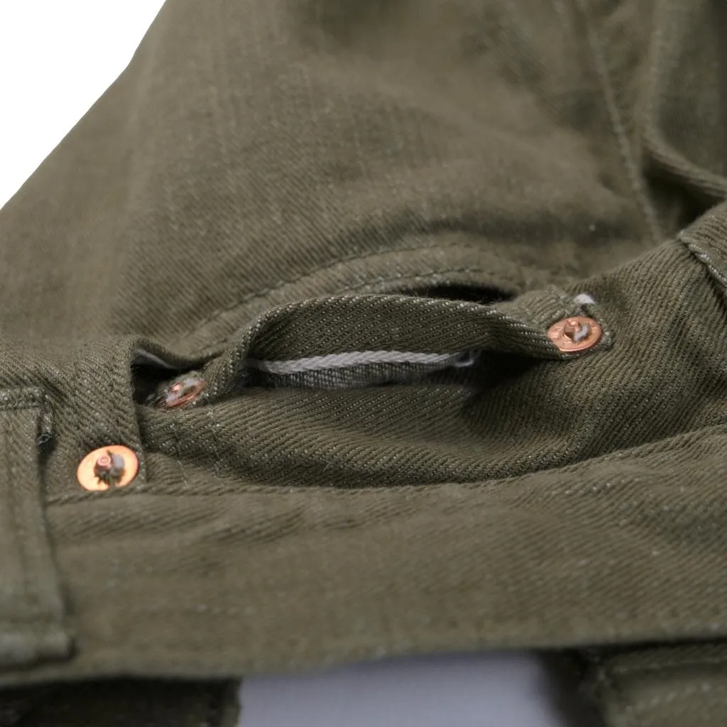 Momotaro 10.5oz. Olive Selvedge Jeans (Narrow Tapered)