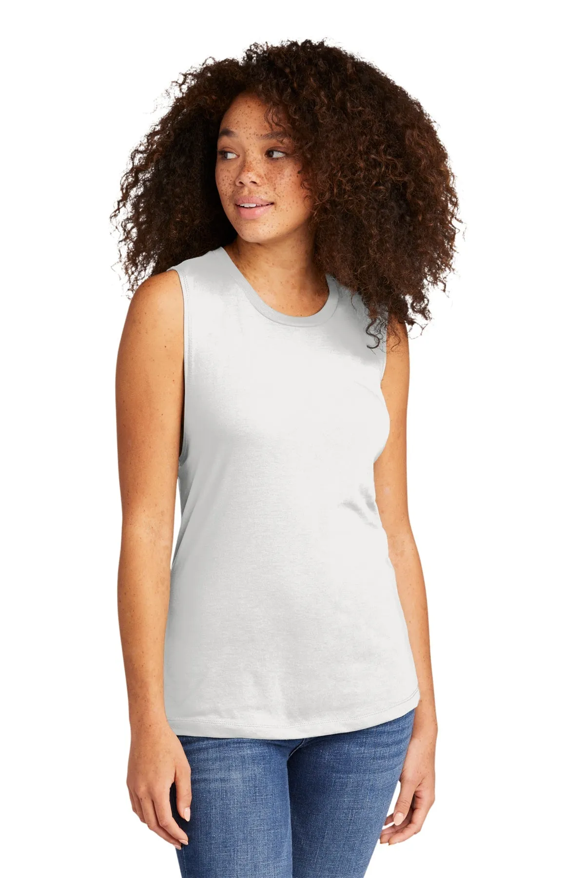 Next Level Women's Festival Customized Tank Tops, White