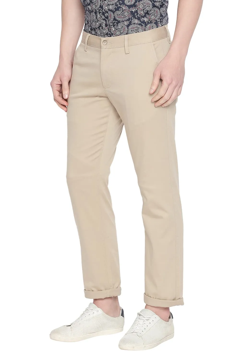 Slim Fit Oak Stretch Trouser