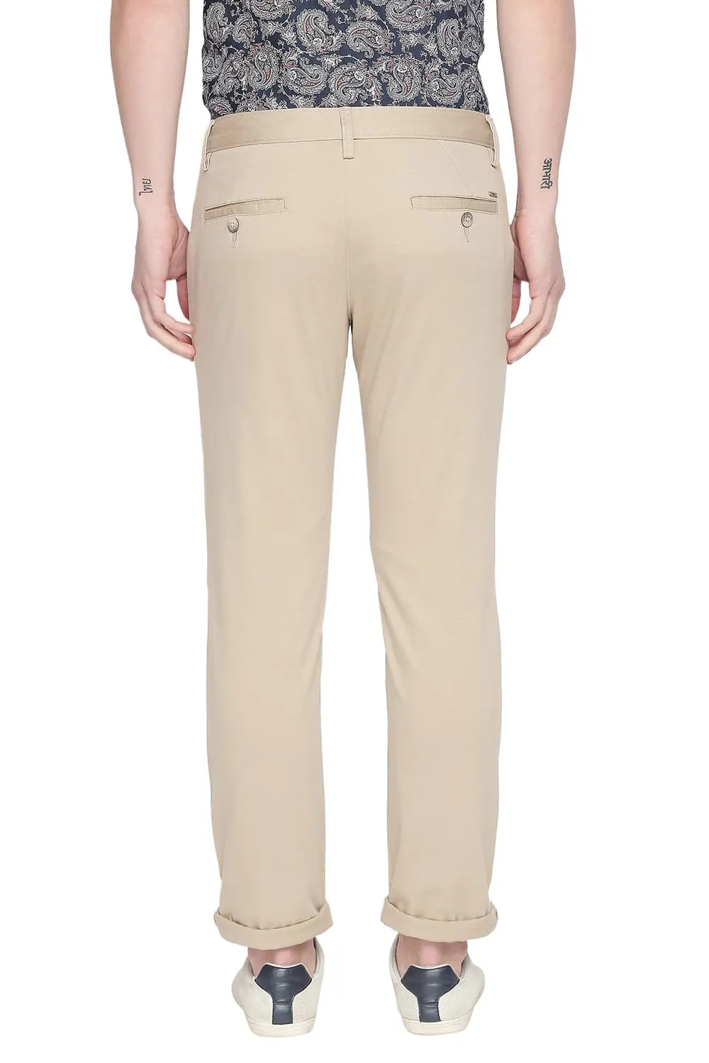 Slim Fit Oak Stretch Trouser