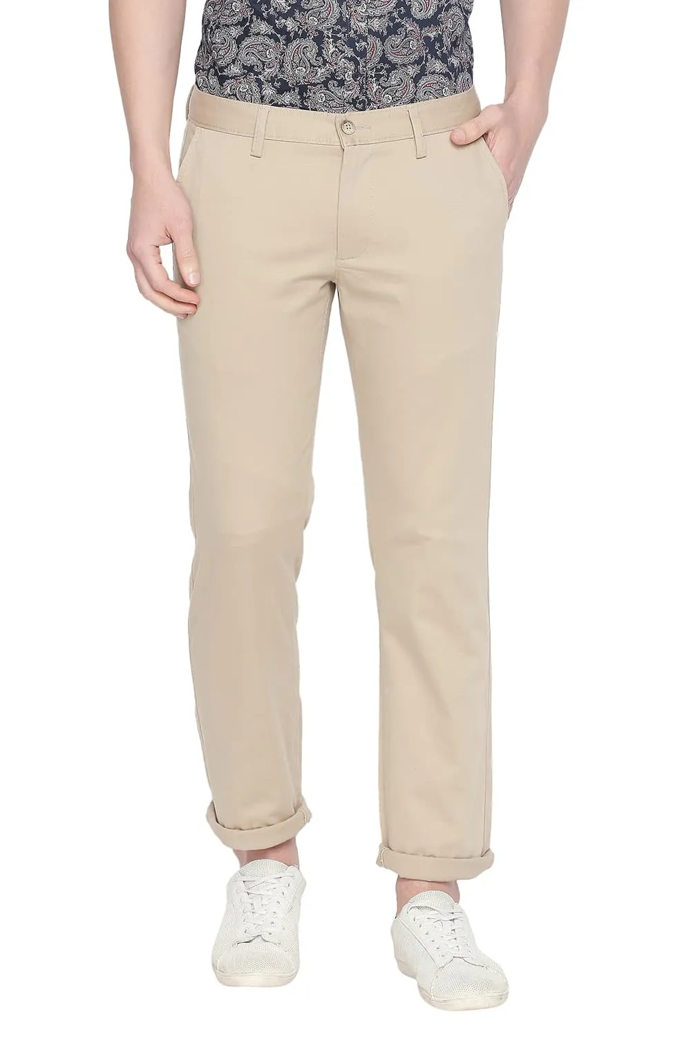 Slim Fit Oak Stretch Trouser