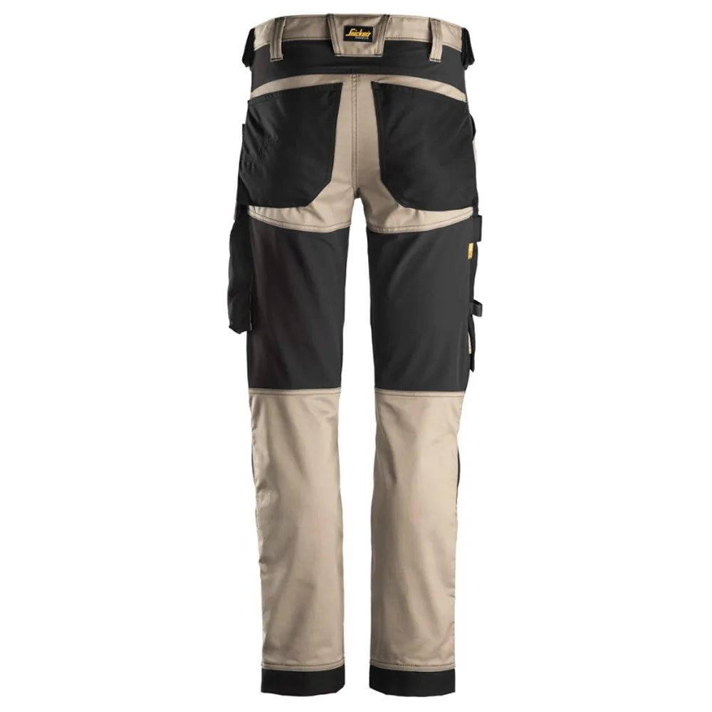 Snickers 6341 AllroundWork Stretch Kneepad Trousers Khaki