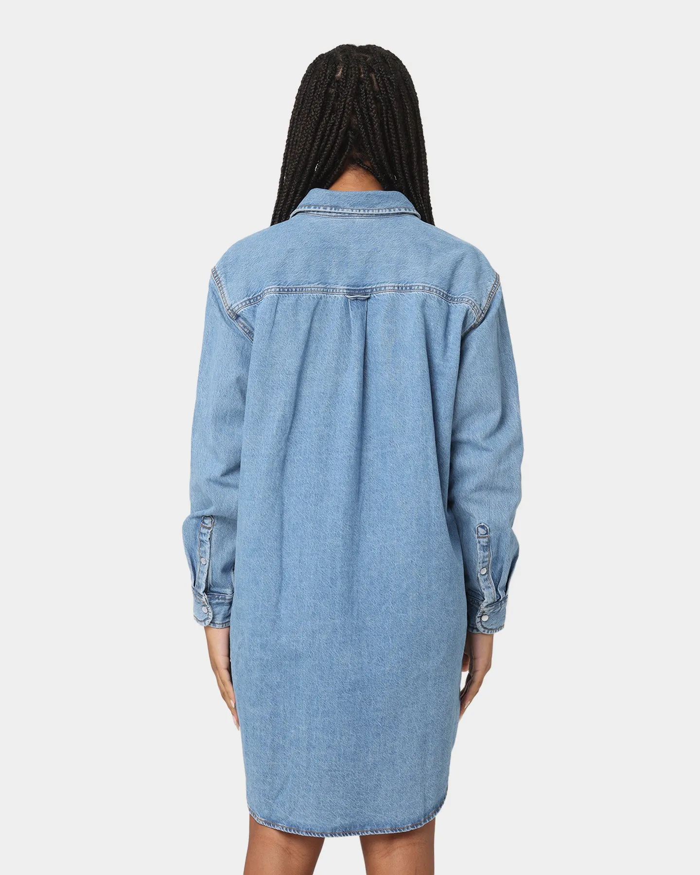 Tommy Jeans Women's Relaxed Denim Shirt Dress Denim