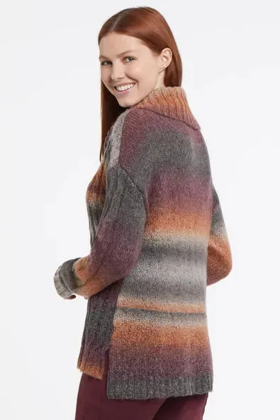 Tribal | Space Dye Cowl Neck Sweater | Women's