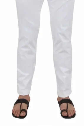 White Stretch Trousers