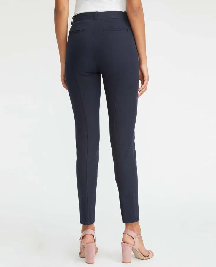 Zipped Bi-Stretch Trousers